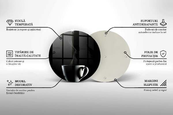 Deska kuchenna szklana Filiżanka herbaty