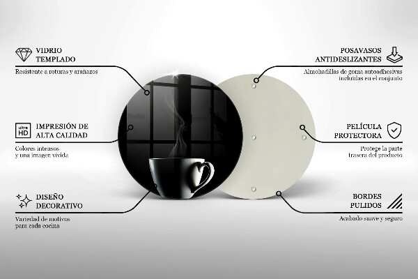 Deska kuchenna szklana Filiżanka herbaty