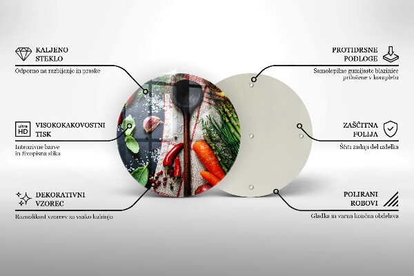 Deska kuchenna szklana Kuchnia jedzenie