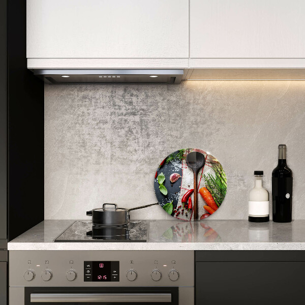 Deska kuchenna szklana Kuchnia jedzenie