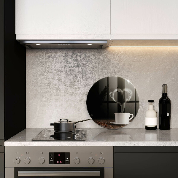 Deska kuchenna szklana Kawa filiżanka serce