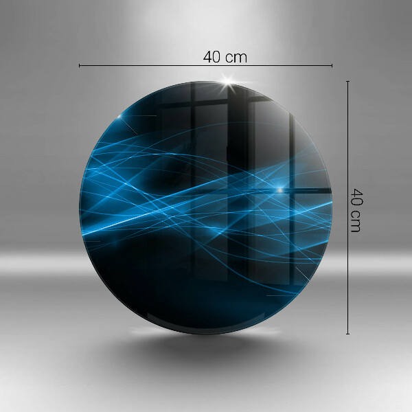 Deska kuchenna szklana Abstrakcja niebieski dym