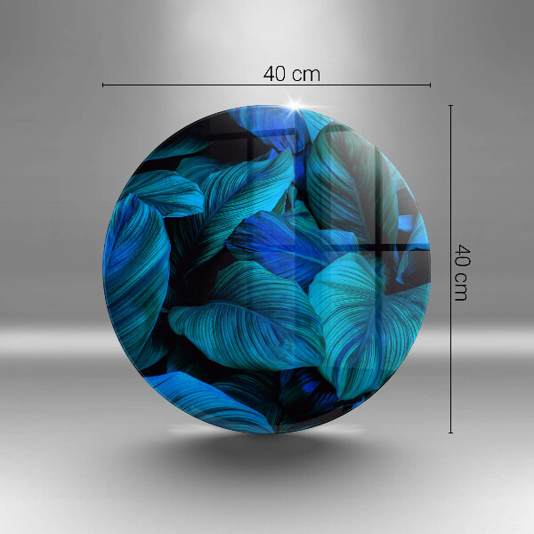 Deska kuchenna szklana Liście roślinność dżungli