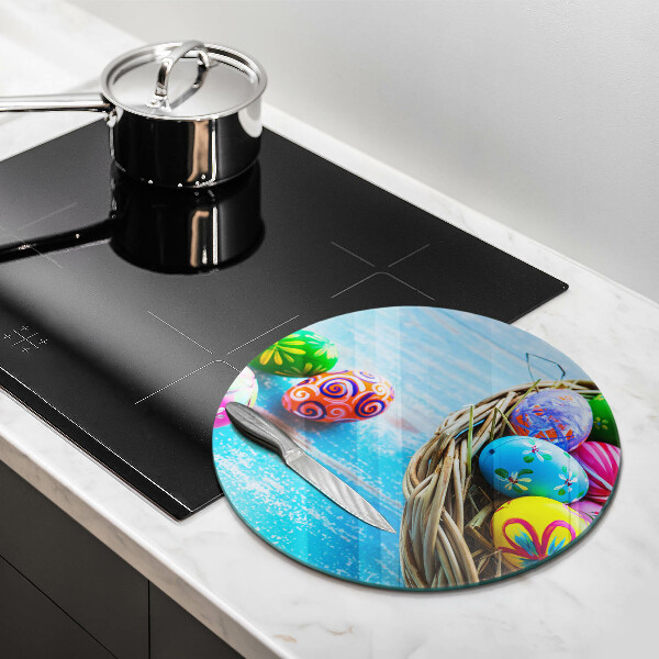 Deska kuchenna szklana Wielkanocne jajka pisanki
