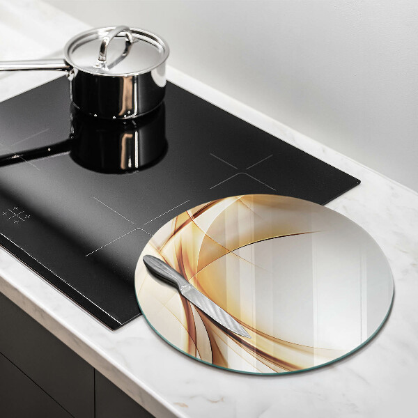 Deska kuchenna szklana Abstrakcja kształty