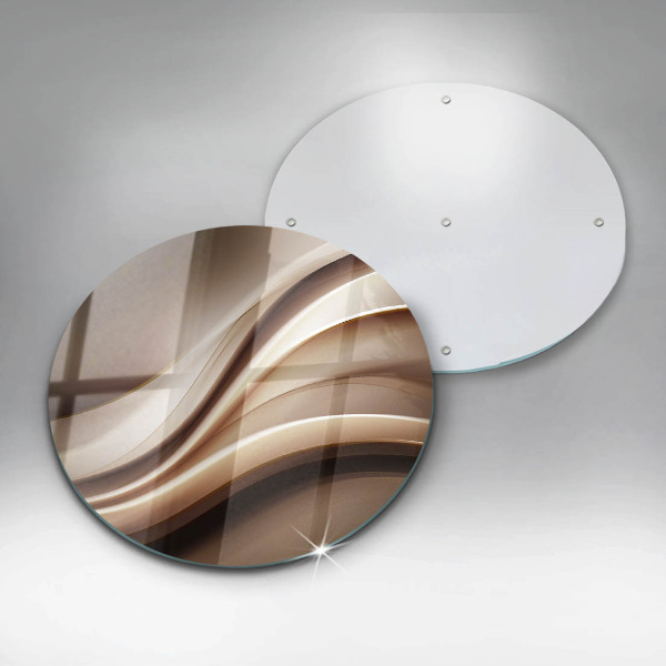 Deska kuchenna szklana Abstrakcja łagodne linie