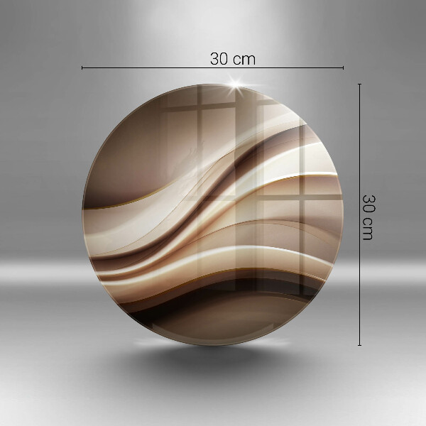 Deska kuchenna szklana Abstrakcja łagodne linie