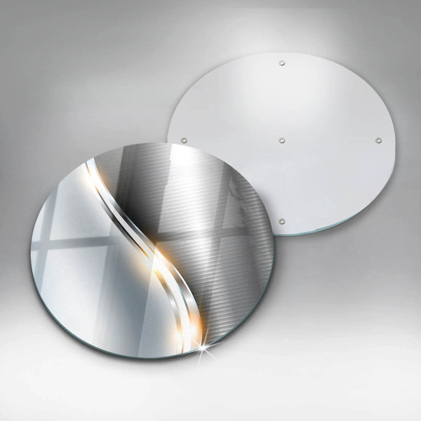 Deska kuchenna szklana Metalowa sztuka