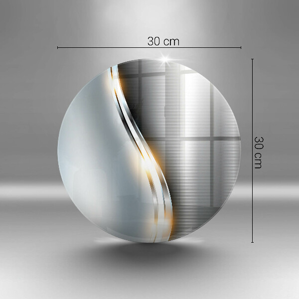 Deska kuchenna szklana Metalowa sztuka