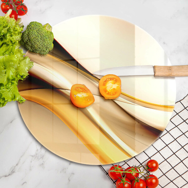 Deska kuchenna szklana Abstrakcja dym linie