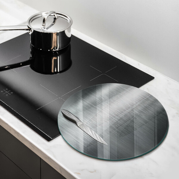 Deska kuchenna szklana Tekstura metal