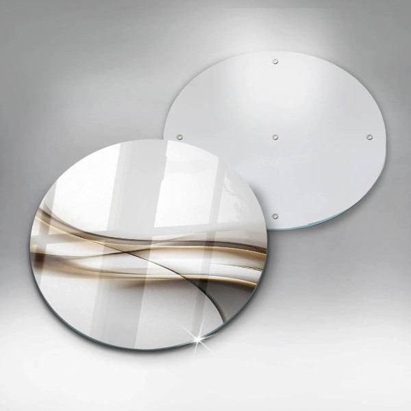 Deska kuchenna szklana Łagodne linie abstrakcja