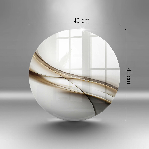 Deska kuchenna szklana Łagodne linie abstrakcja