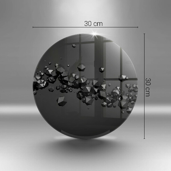 Deska kuchenna szklana Kształty 3D abstrakcja