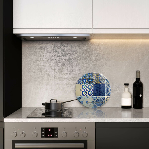 Deska kuchenna szklana Ozdobne kafelki płytki