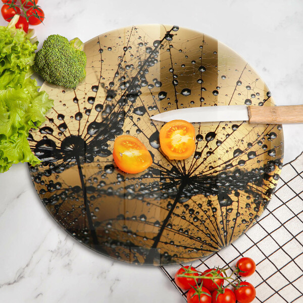 Deska kuchenna szklana Rosa i dmuchawce