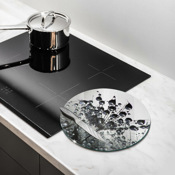 Deska kuchenna szklana Dmuchawce i rosa