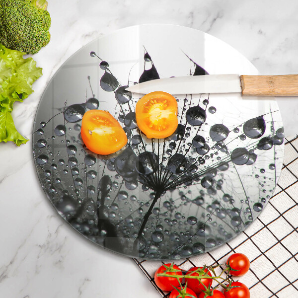 Deska kuchenna szklana Dmuchawce i rosa