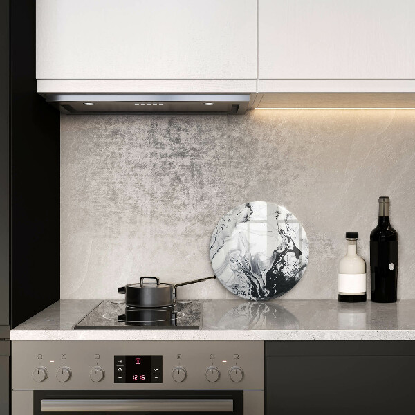 Deska kuchenna szklana Abstrakcja tusz