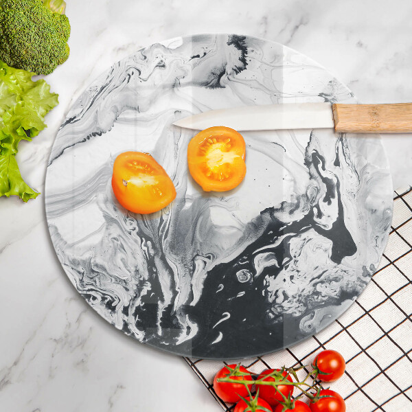 Deska kuchenna szklana Abstrakcja tusz