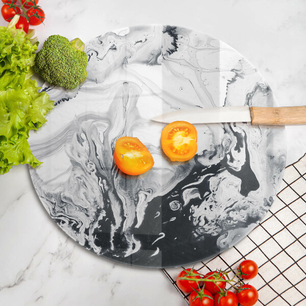 Deska kuchenna szklana Abstrakcja tusz