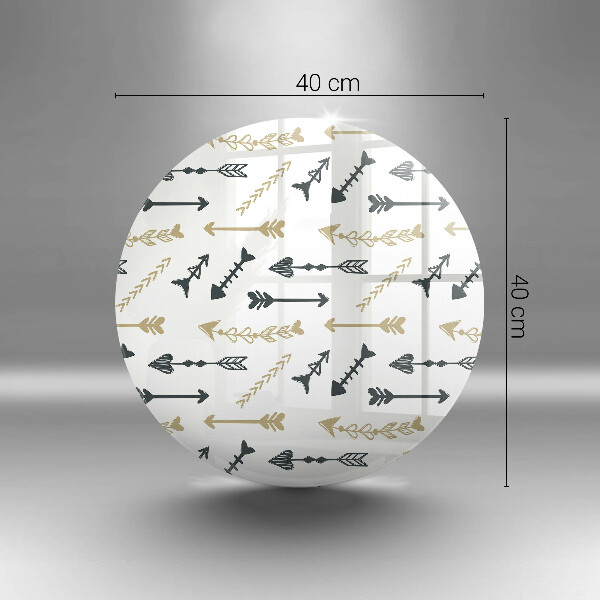 Deska kuchenna szklana Wzór boho strzałki
