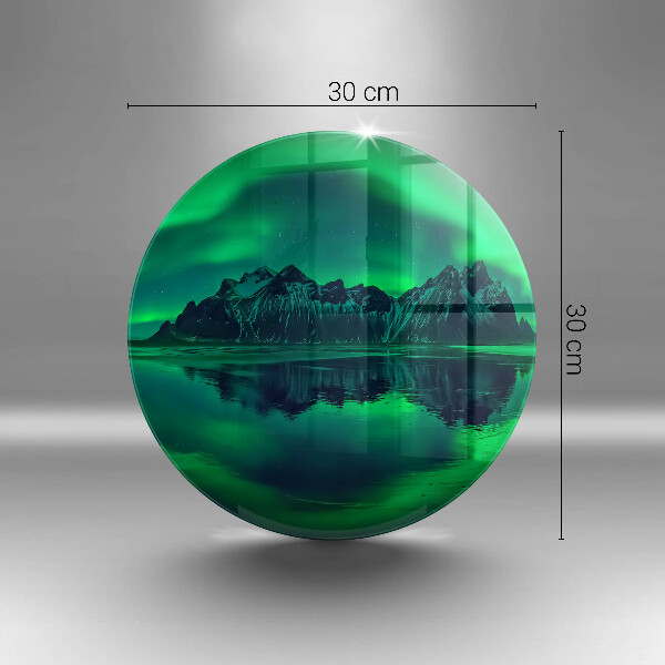 Deska kuchenna szklana Pejzaż zorza polarna