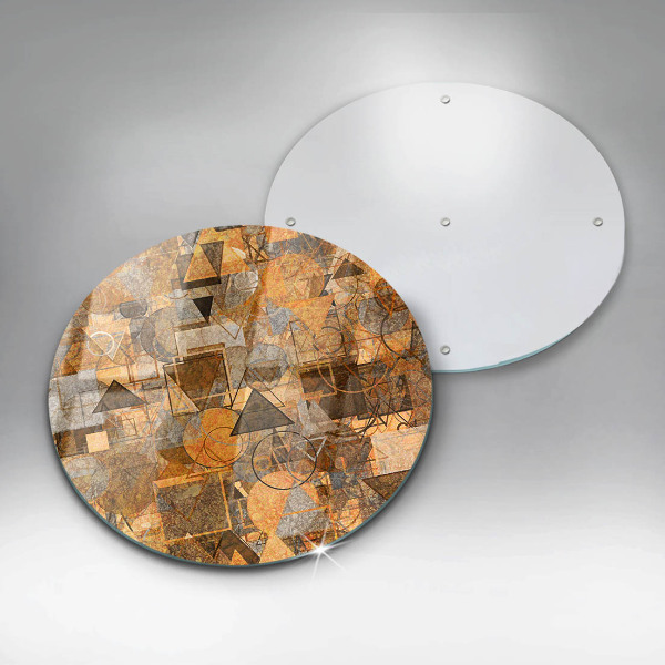 Deska kuchenna szklana Wzór figury geometryczne