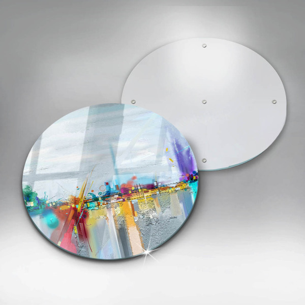 Deska kuchenna szklana Malowana abstrakcja