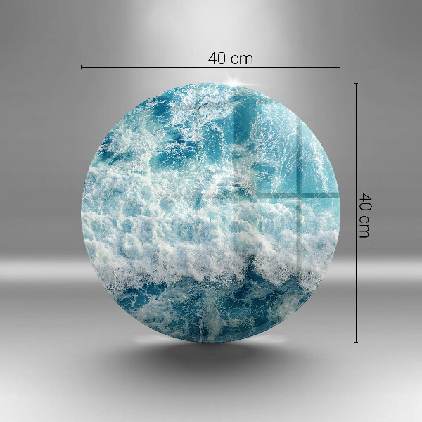 Deska kuchenna szklana Woda morskie fale