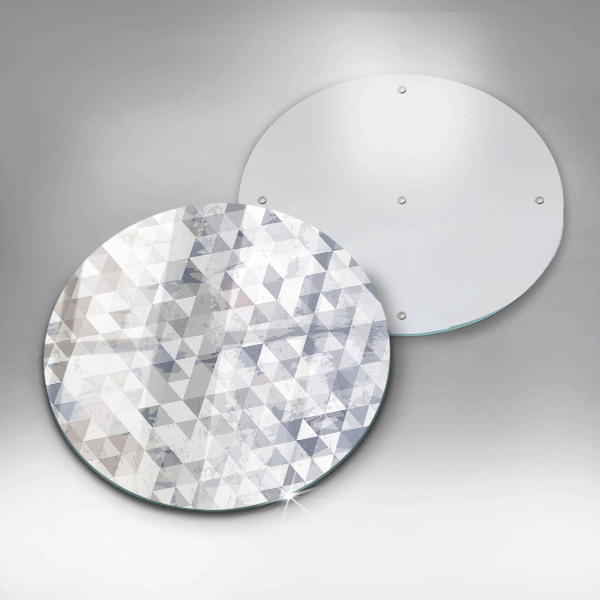 Deska kuchenna szklana Wzór trójkąty