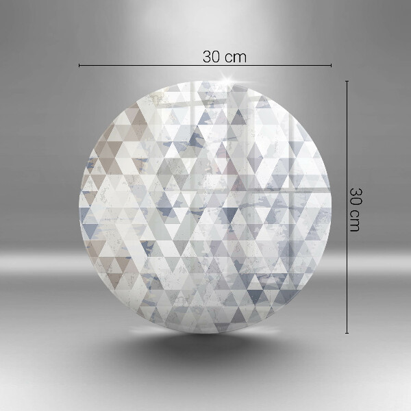 Deska kuchenna szklana Wzór trójkąty