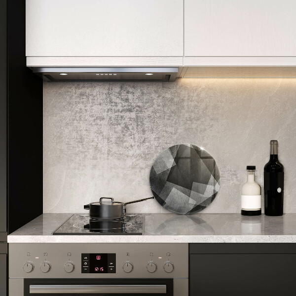 Szklana deska kuchenna Geometryczna abstrakcja