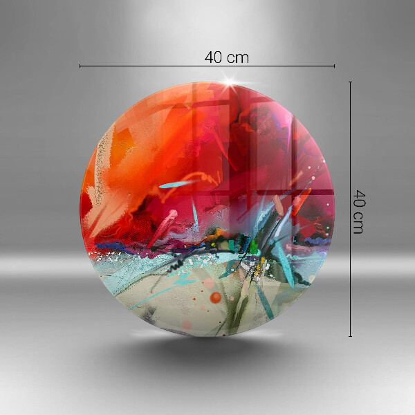 Szklana deska kuchenna Malowana abstrakcja