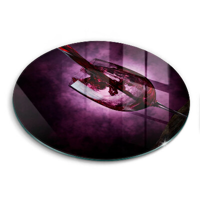 Deska kuchenna szklana Kieliszek wina