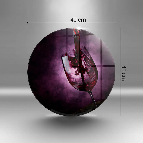 Deska kuchenna szklana Kieliszek wina