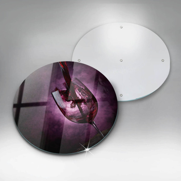 Deska kuchenna szklana Kieliszek wina