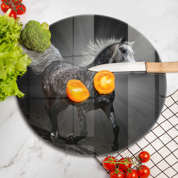 Deska kuchenna szklana Koń w galopie