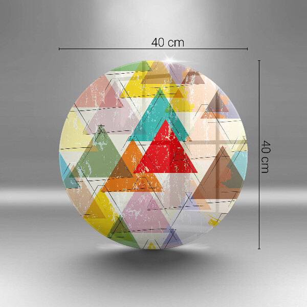 Deska kuchenna szklana Malowane trójkąty