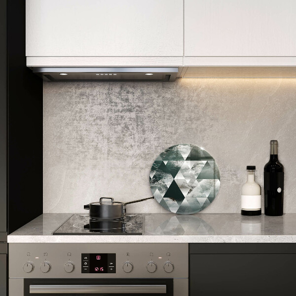 Deska kuchenna szklana Trójkąty i woda