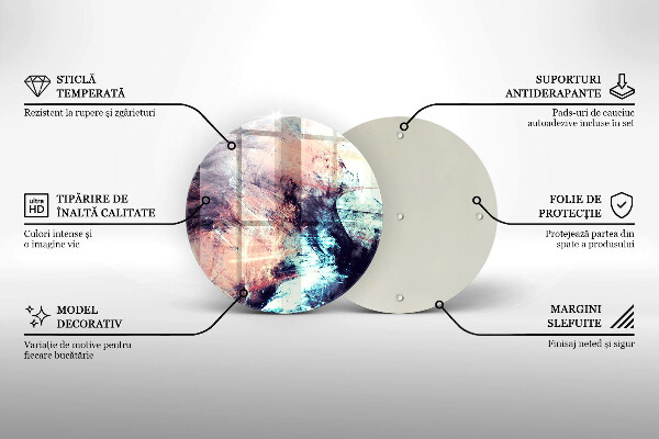 Deska kuchenna szklana Malowana abstrakcja