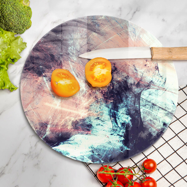 Deska kuchenna szklana Malowana abstrakcja