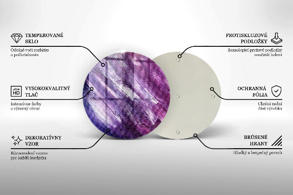 Deska kuchenna szklana Abstrakcja farby