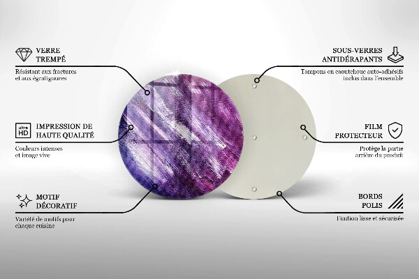 Deska kuchenna szklana Abstrakcja farby