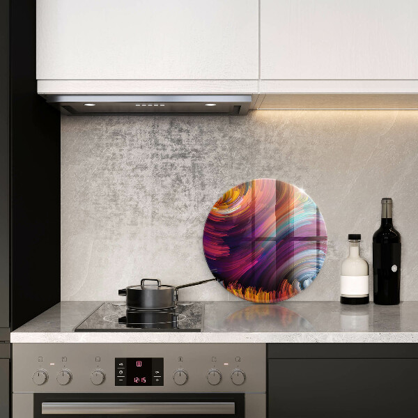 Deska kuchenna szklana Kolorowe pasemka