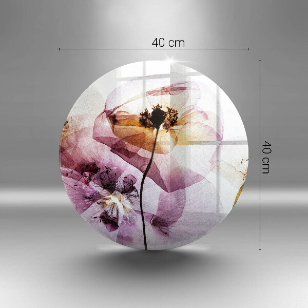 Deska kuchenna szklana Delikatne kwiaty