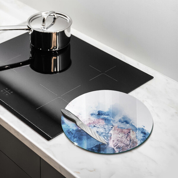 Deska kuchenna szklana Abstrakcja malowane góry