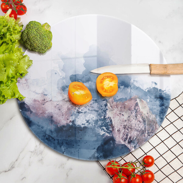 Deska kuchenna szklana Abstrakcja malowane góry