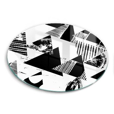 Deska kuchenna szklana Geometryczne trójkąty