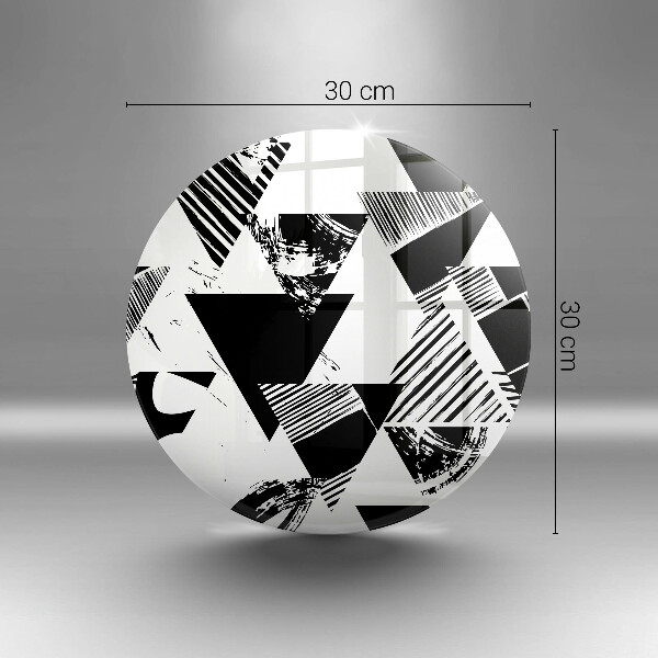 Deska kuchenna szklana Geometryczne trójkąty